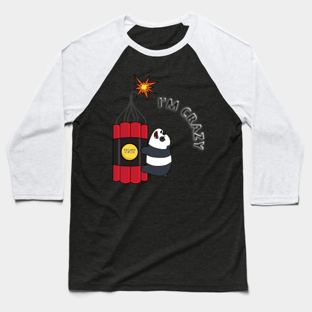 Panda Baseball T-Shirt by Outland Origin